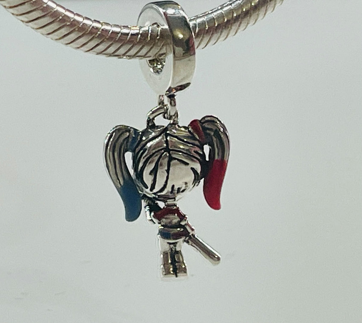 Harley Quinn dangle charm back view